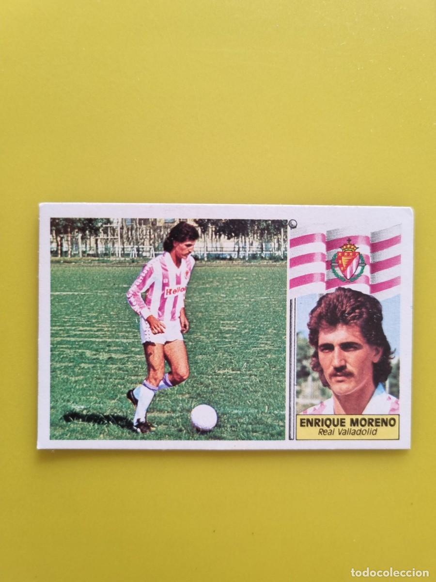 Cartes &agrave; collectionner de Football: CROMO LIGA ESTE 86 87 1986 1987 DESPEGADO ENRIQUE MORENO FICHAJE N&ordm;8 REAL VALLADOLID AR1026