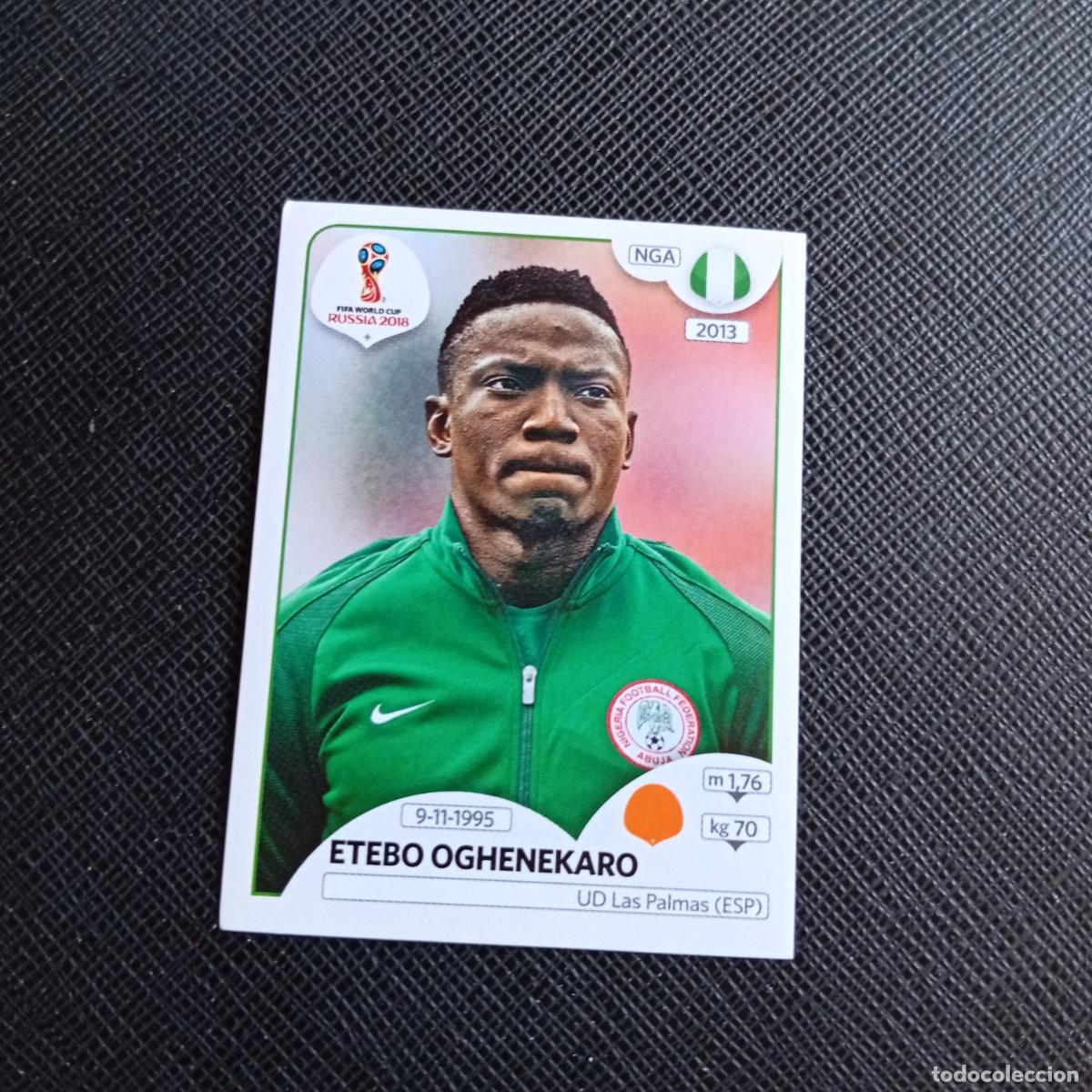 Cartes &agrave; collectionner de Football: 343 OGHENEKARO NIGERIA PANINI MUNDIAL RUSIA 2018 CROMO FUTBOL 18 - SIN PEGAR - /CJ2