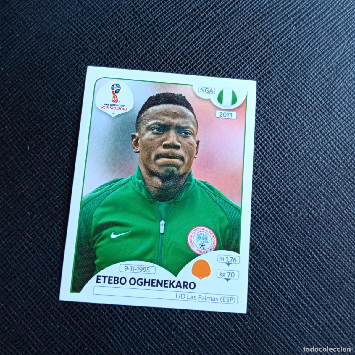 Cartes &agrave; collectionner de Football: 343 OGHENEKARO NIGERIA PANINI MUNDIAL RUSIA 2018 CROMO FUTBOL 18 - SIN PEGAR - /CJ2 ..
