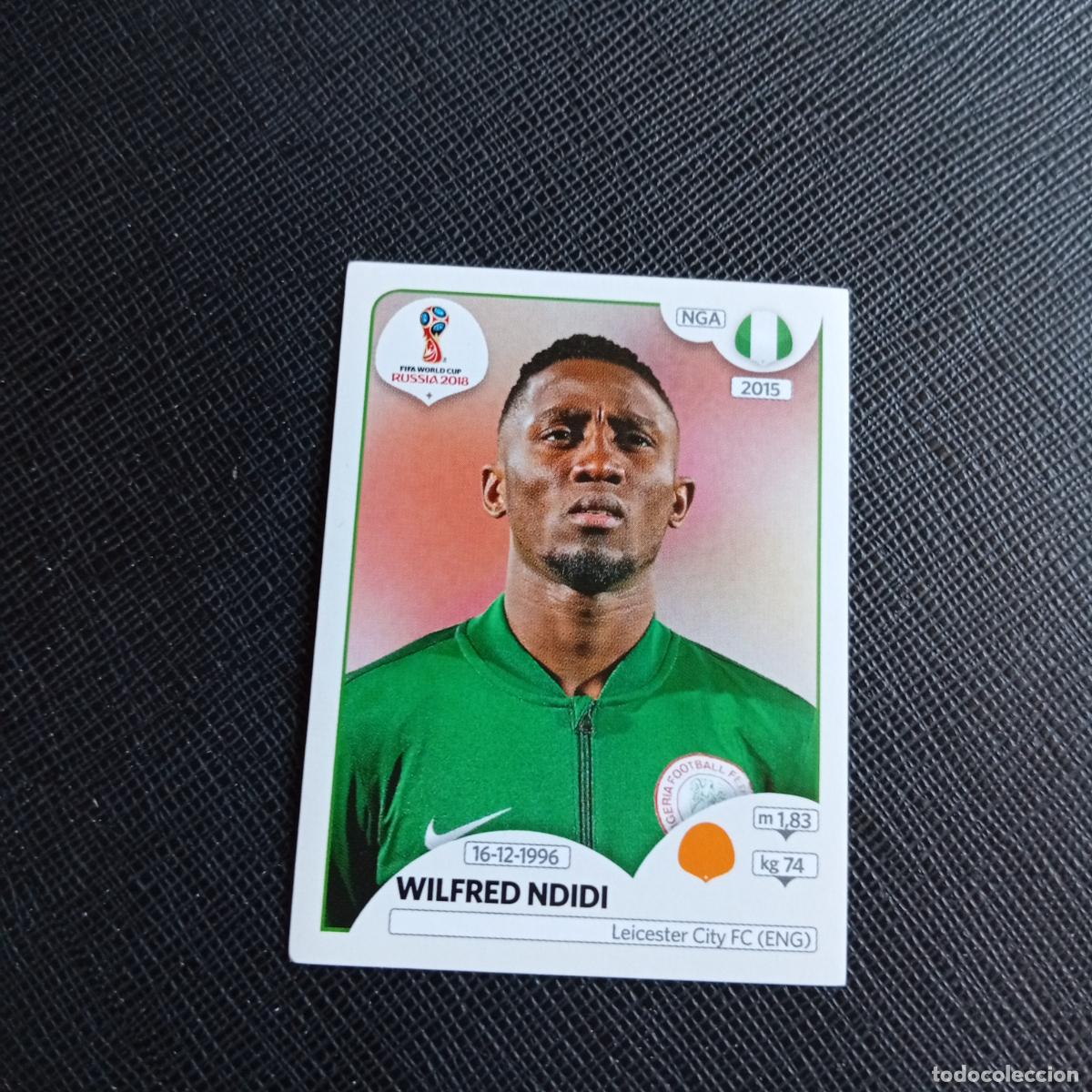 Football Stickers: 344 WILFRED NDIDI NIGERIA PANINI MUNDIAL RUSIA 2018 CROMO FUTBOL 18 - SIN PEGAR - /CJ2