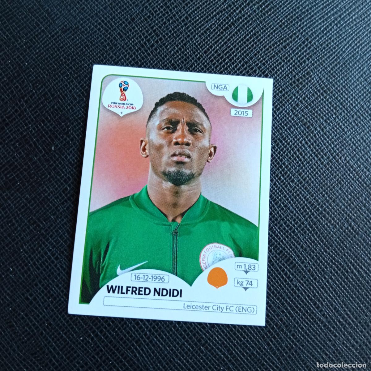 Football Stickers: 344 WILFRED NDIDI NIGERIA PANINI MUNDIAL RUSIA 2018 CROMO FUTBOL 18 - SIN PEGAR - /CJ2