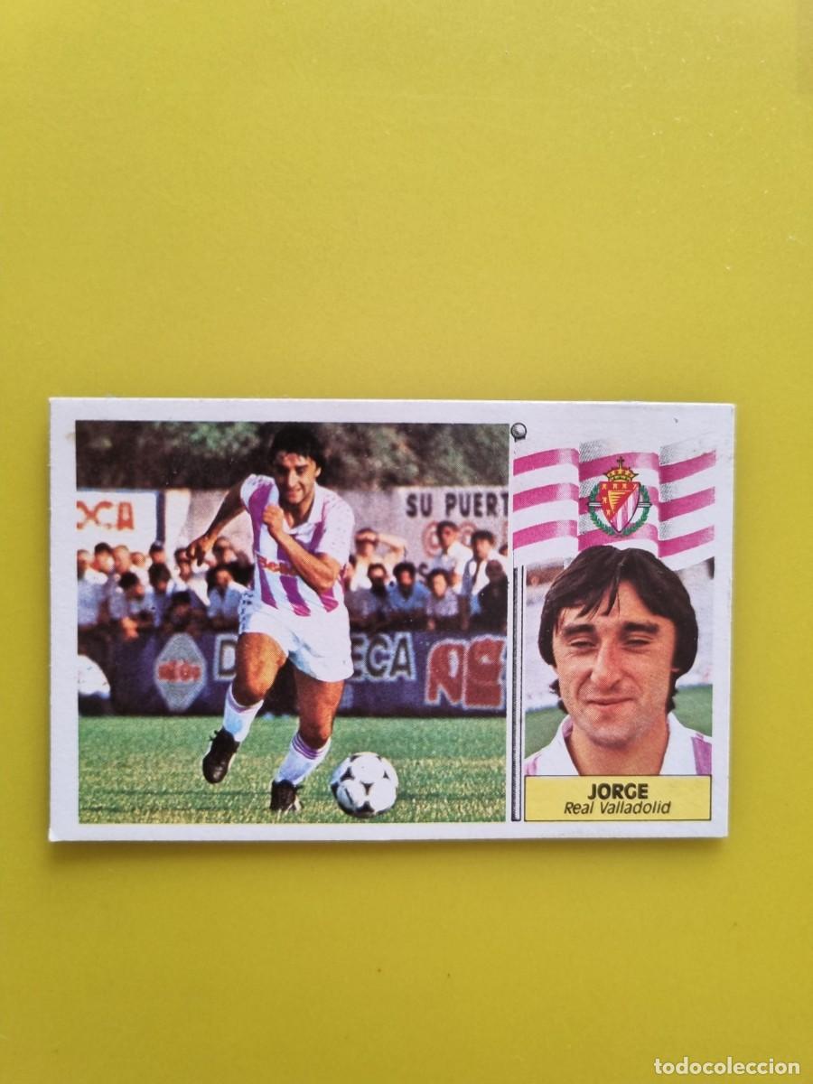 Football Stickers: CROMO LIGA ESTE 86 87 1986 1987 NUNCA PEGADO SIN PEGAR JORGE REAL VALLADOLID AR1026