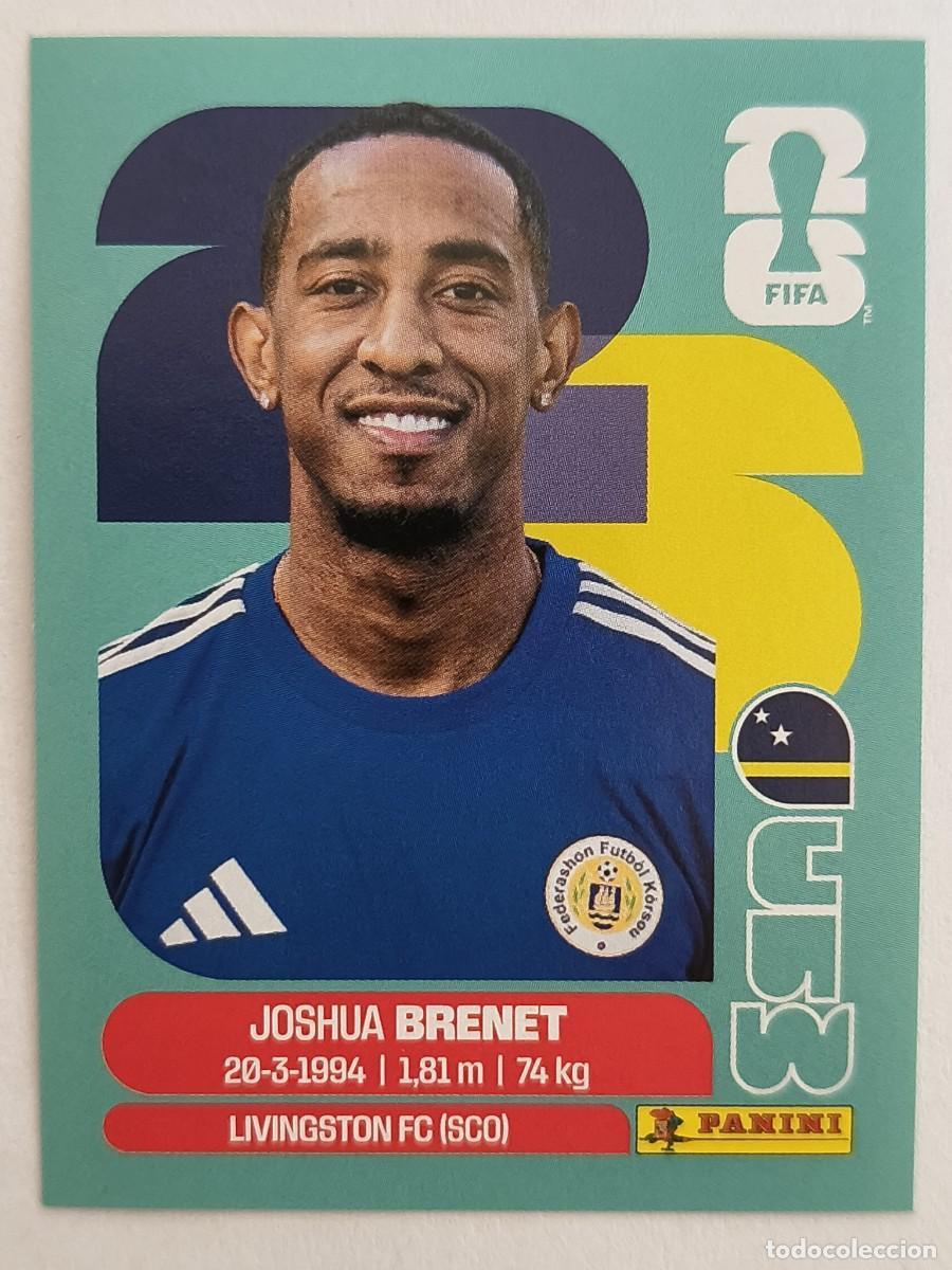 Football Stickers: #CUW6 BRENET (CURA&Ccedil;AO) MUNDIAL 2026 PANINI