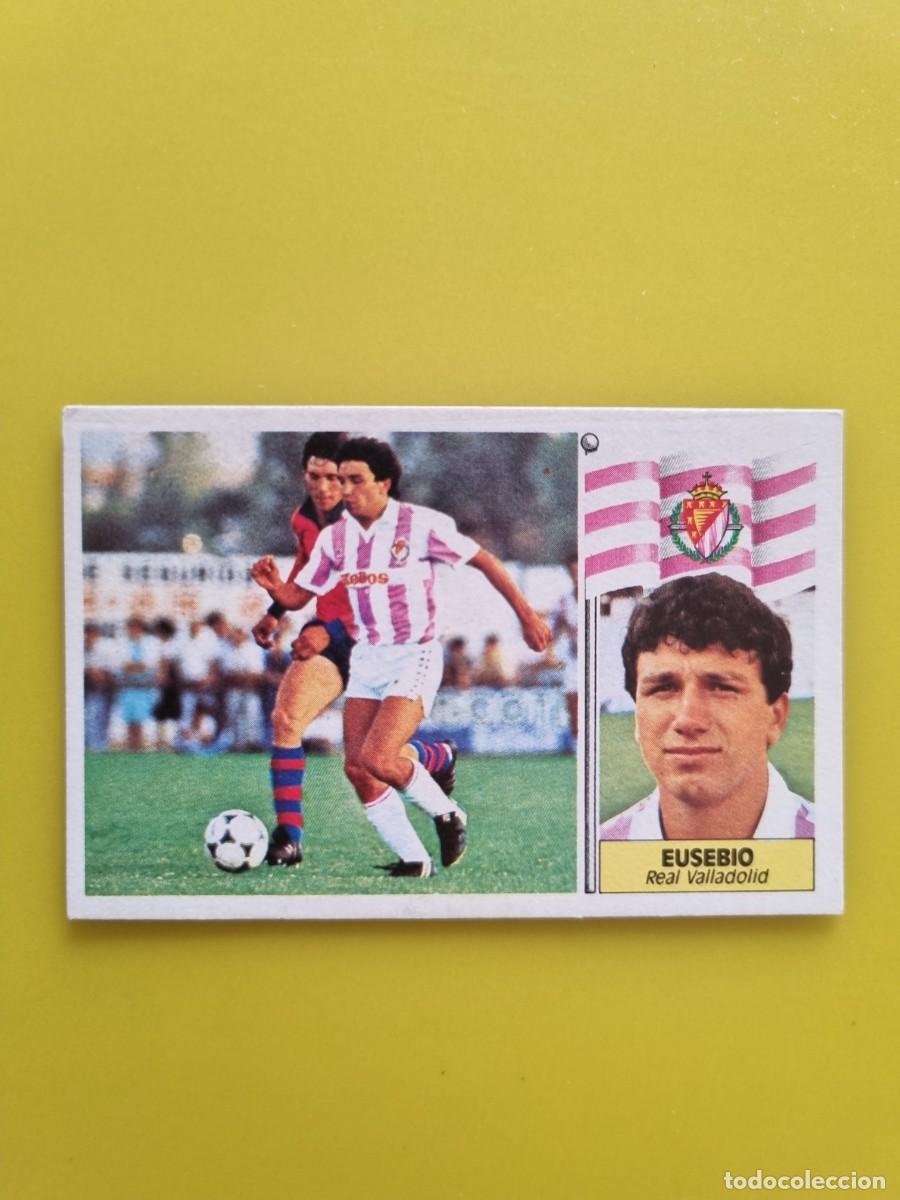 Football Stickers: CROMO LIGA ESTE 86 87 1986 1987 NUNCA PEGADO SIN PEGAR EUSEBIO REAL VALLADOLID AR1026