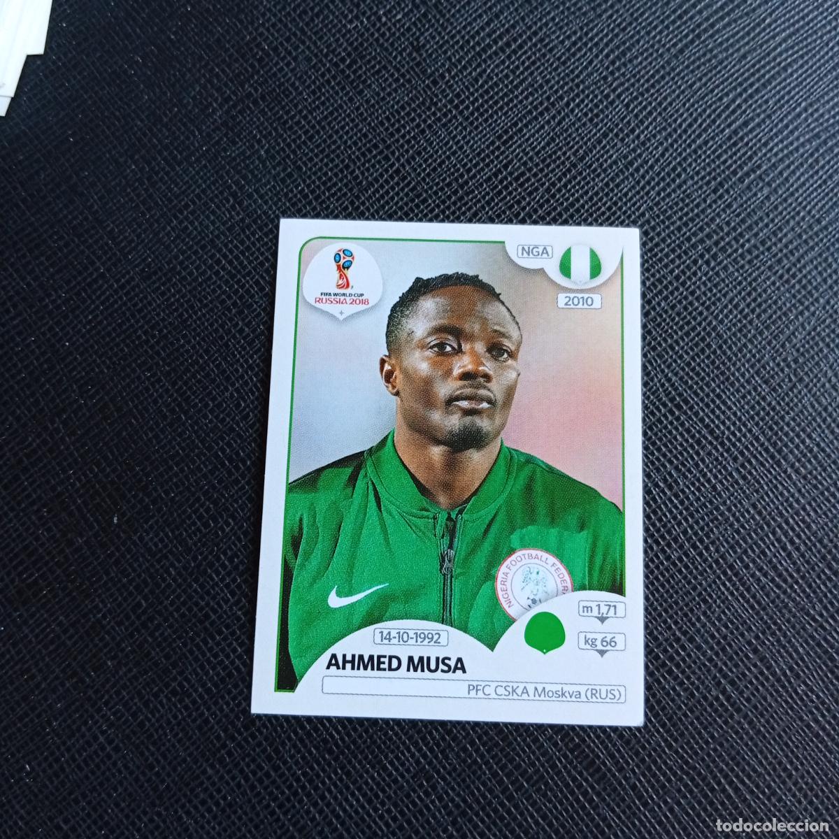 Football Stickers: 346 AHMED MUSA NIGERIA PANINI MUNDIAL RUSIA 2018 CROMO FUTBOL 18 - SIN PEGAR - /CJ2