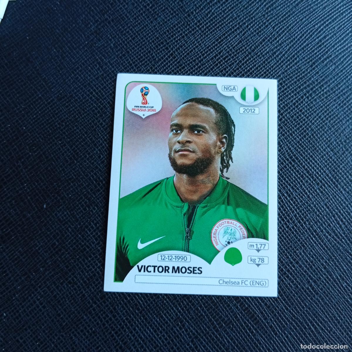 Football Stickers: 347 VICTOR MOSES NIGERIA PANINI MUNDIAL RUSIA 2018 CROMO FUTBOL 18 - SIN PEGAR - /CJ2 .