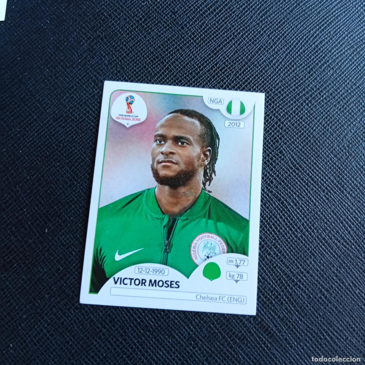 Football Stickers: 347 VICTOR MOSES NIGERIA PANINI MUNDIAL RUSIA 2018 CROMO FUTBOL 18 - SIN PEGAR - /CJ2 ..