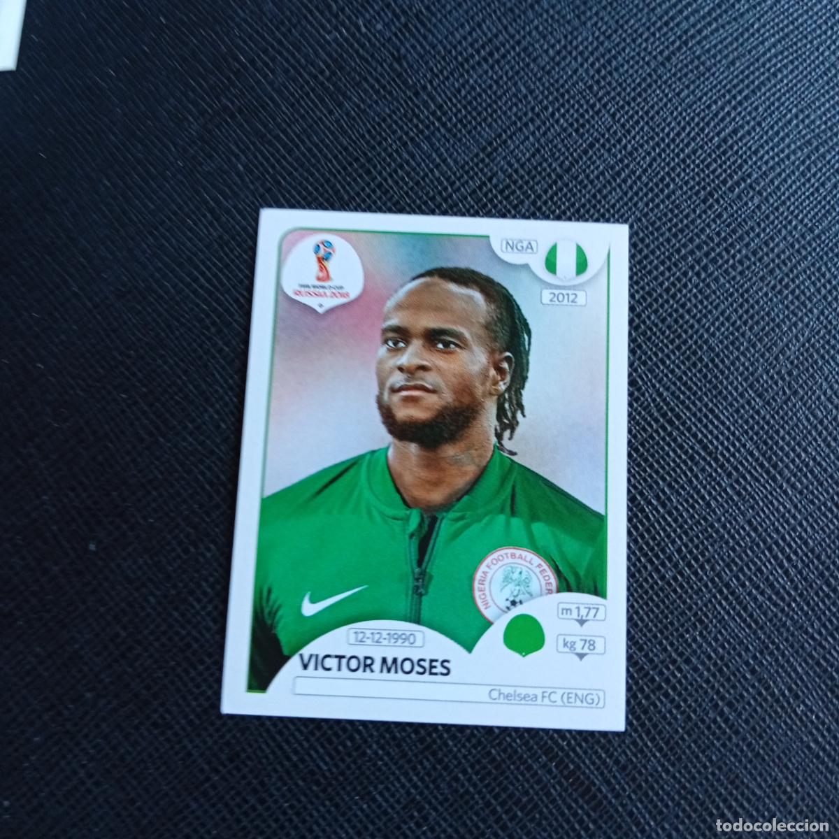 Football Stickers: 347 VICTOR MOSES NIGERIA PANINI MUNDIAL RUSIA 2018 CROMO FUTBOL 18 - SIN PEGAR - /CJ2 ....