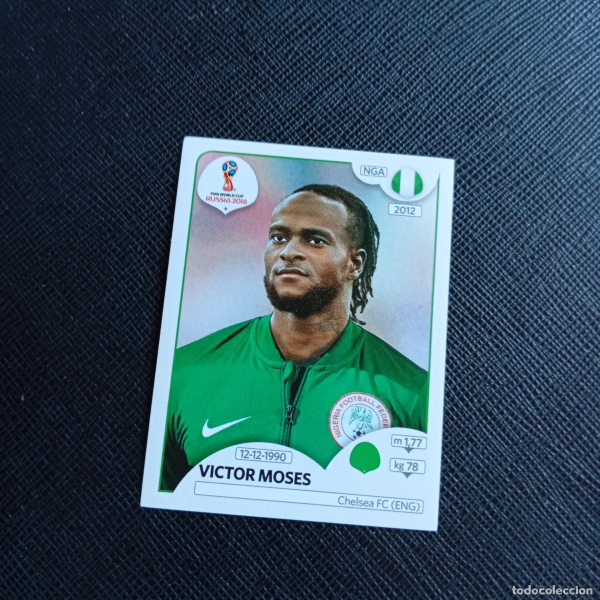 Football Stickers: 347 VICTOR MOSES NIGERIA PANINI MUNDIAL RUSIA 2018 CROMO FUTBOL 18 - SIN PEGAR - /CJ2 ....