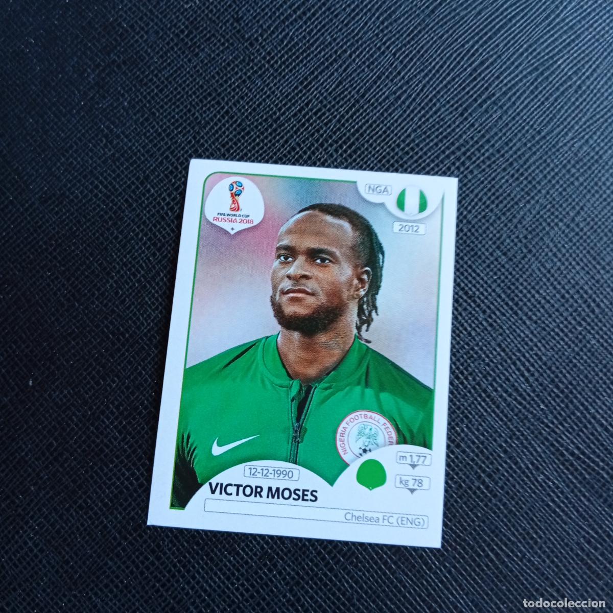 Football Stickers: 347 VICTOR MOSES NIGERIA PANINI MUNDIAL RUSIA 2018 CROMO FUTBOL 18 - SIN PEGAR - /CJ2 ....