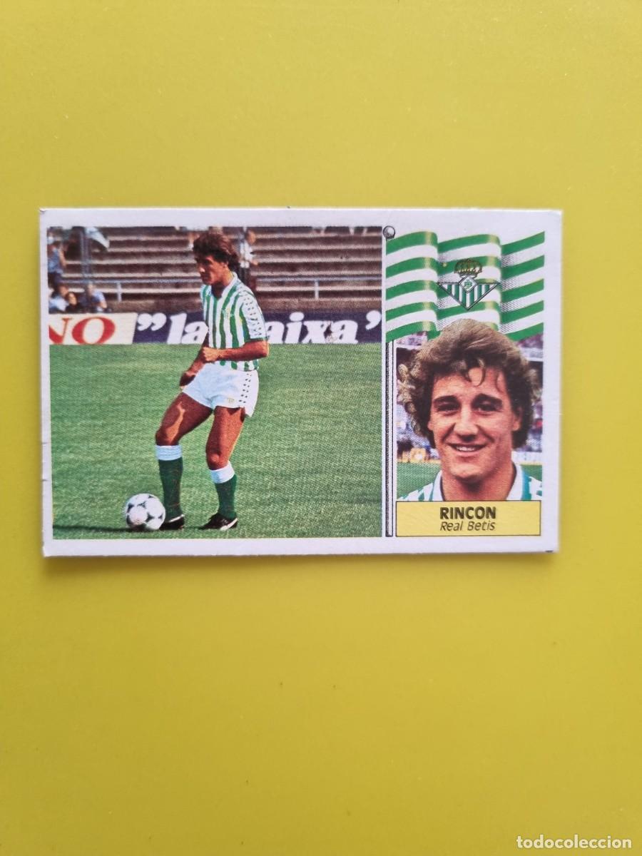 Football Stickers: CROMO LIGA ESTE 86 87 1986 1987 DESPEGADO RINCON REAL BETIS AR1026