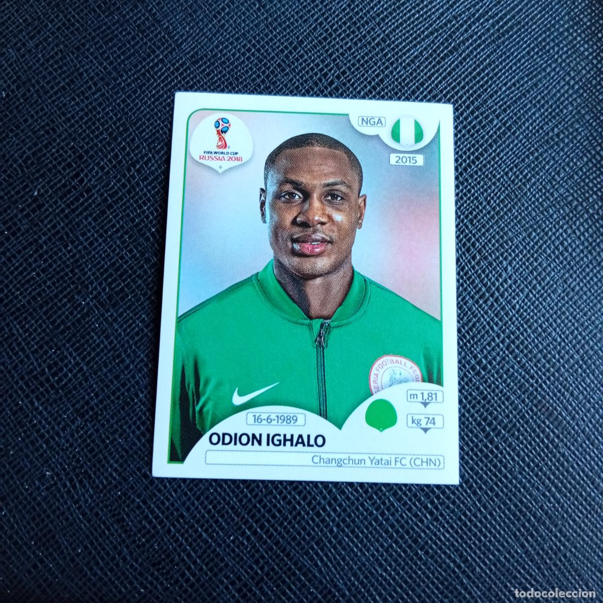 Football Stickers: 349 IGHALO NIGERIA PANINI MUNDIAL RUSIA 2018 CROMO FUTBOL 18 - SIN PEGAR - /CJ2