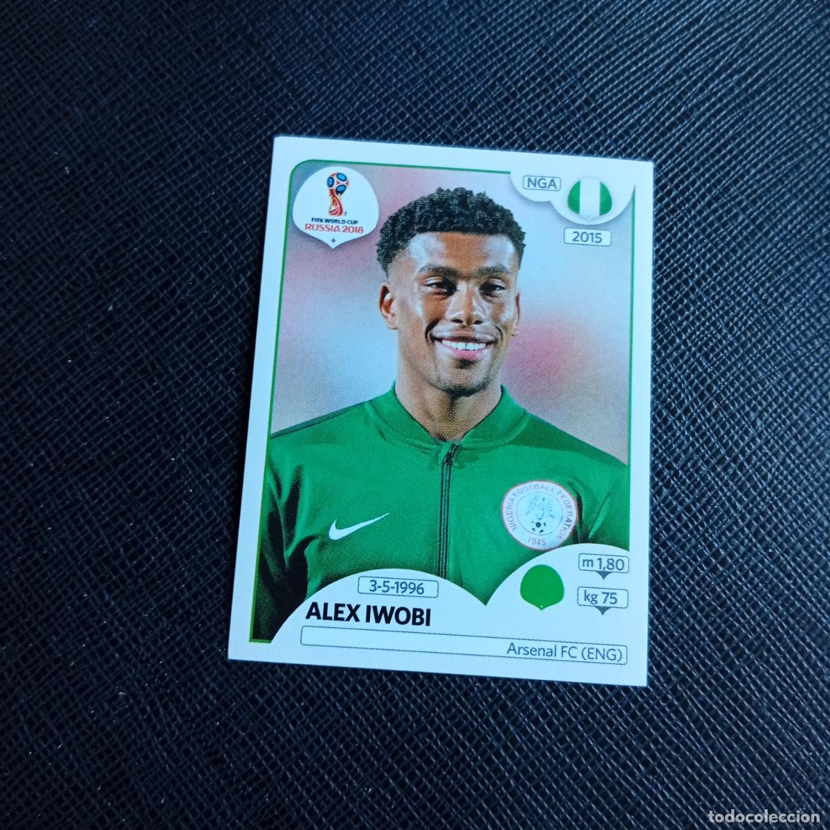 Cartes &agrave; collectionner de Football: 350 ALEX IWOBI NIGERIA PANINI MUNDIAL RUSIA 2018 CROMO FUTBOL 18 - SIN PEGAR - /CJ2