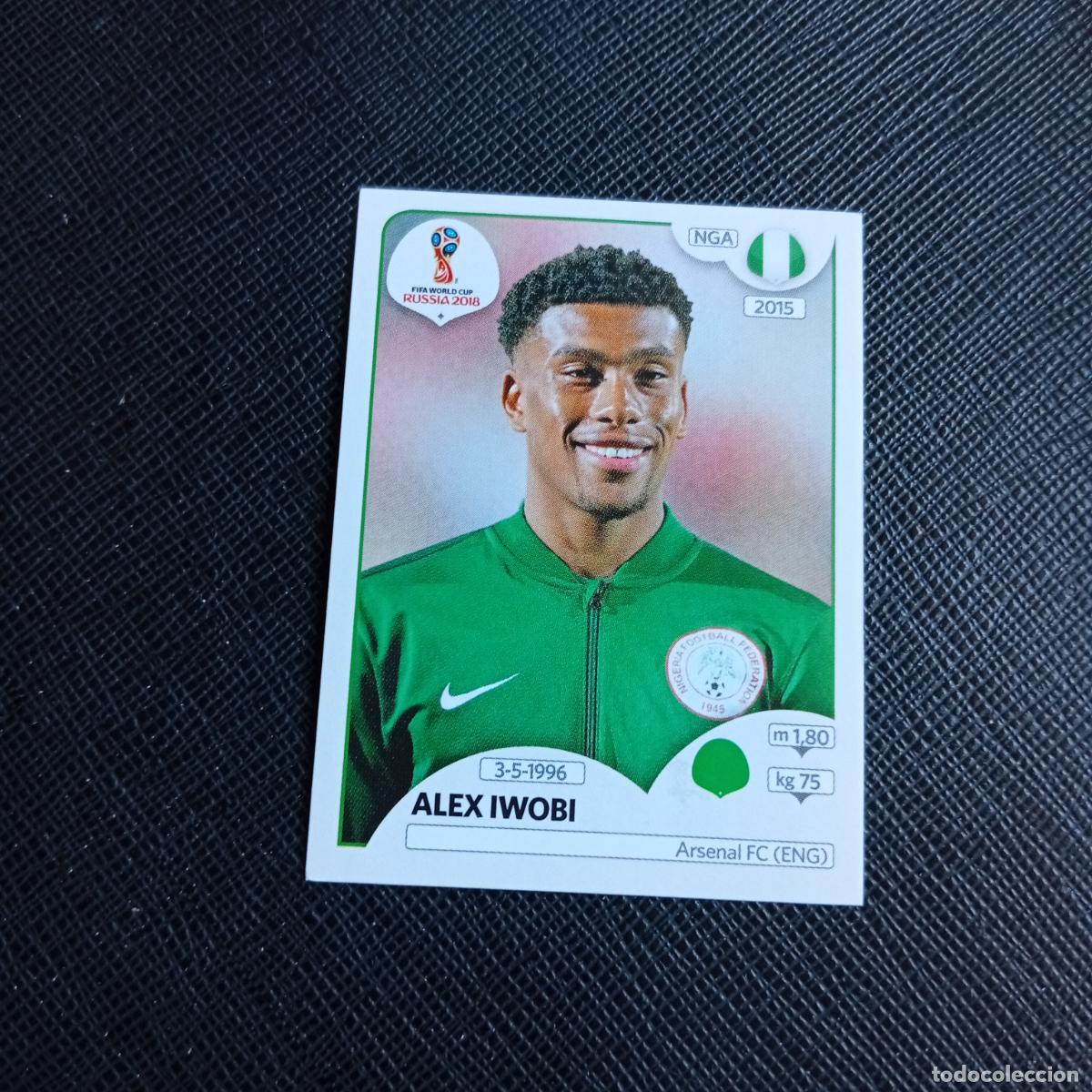 Cartes &agrave; collectionner de Football: 350 ALEX IWOBI NIGERIA PANINI MUNDIAL RUSIA 2018 CROMO FUTBOL 18 - SIN PEGAR - /CJ2 .