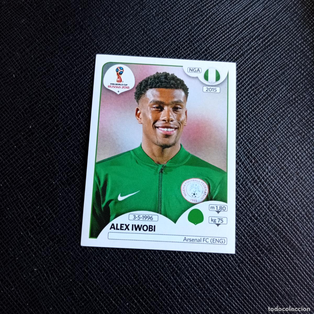 Cartes &agrave; collectionner de Football: 350 ALEX IWOBI NIGERIA PANINI MUNDIAL RUSIA 2018 CROMO FUTBOL 18 - SIN PEGAR - /CJ2 .