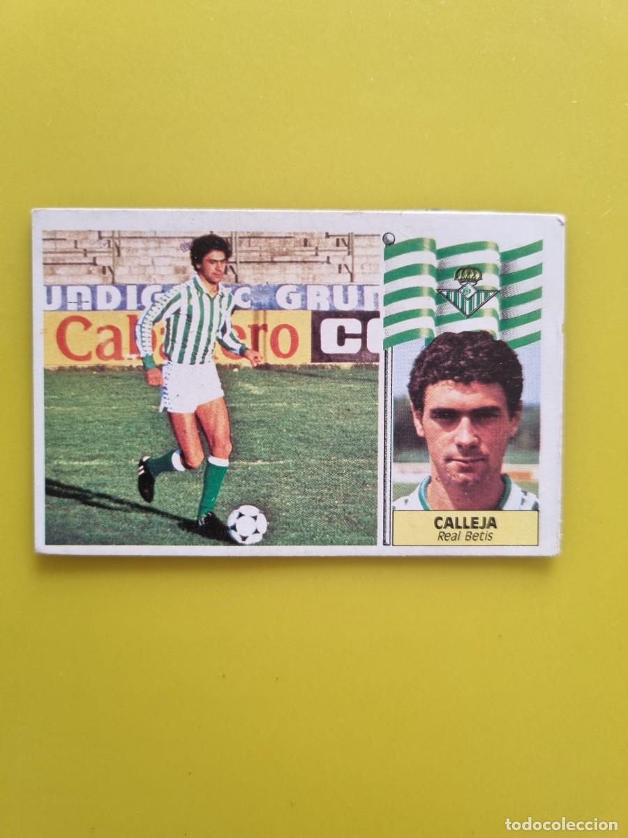 Cartes &agrave; collectionner de Football: CROMO LIGA ESTE 86 87 1986 1987 DESPEGADO CALLEJA REAL BETIS AR1026