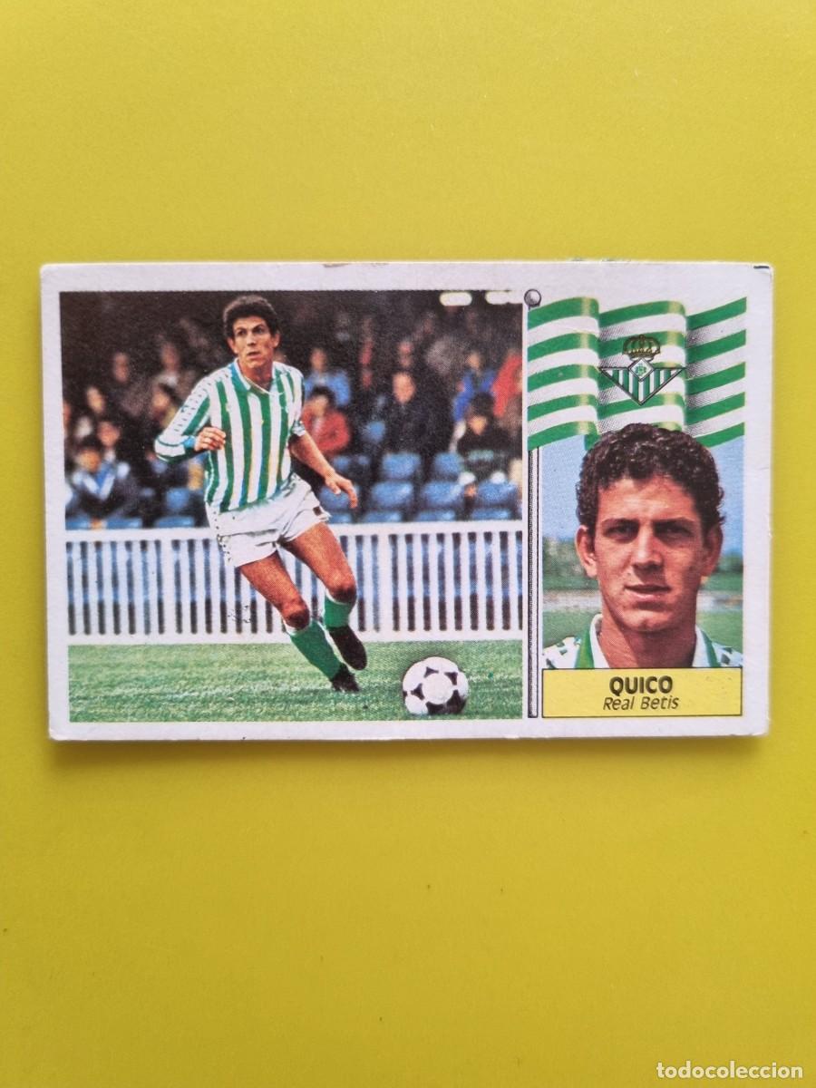 Cartes &agrave; collectionner de Football: CROMO LIGA ESTE 86 87 1986 1987 DESPEGADO QUICO REAL BETIS AR1026