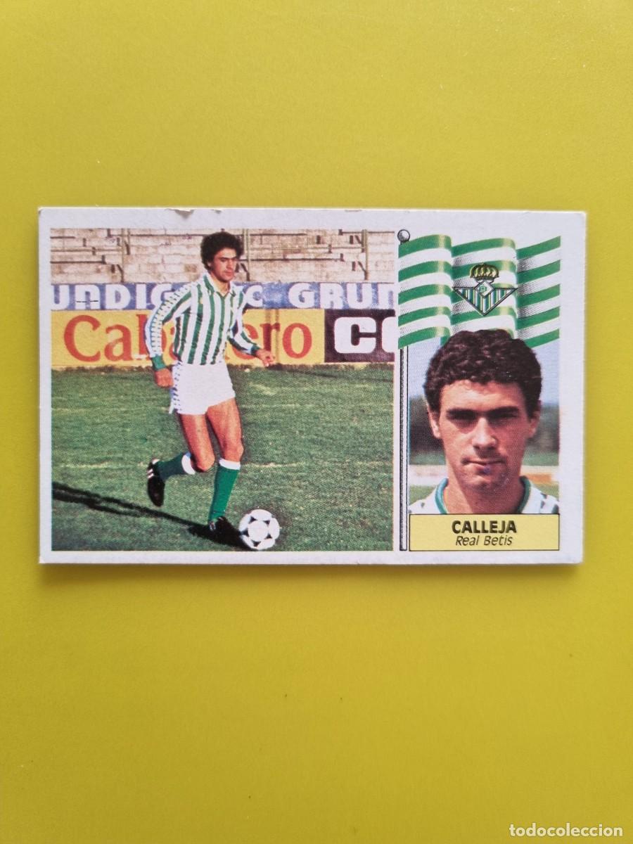 Cartes &agrave; collectionner de Football: CROMO LIGA ESTE 86 87 1986 1987 NUNCA PEGADO SIN PEGAR CALLEJA REAL BETIS AR1026