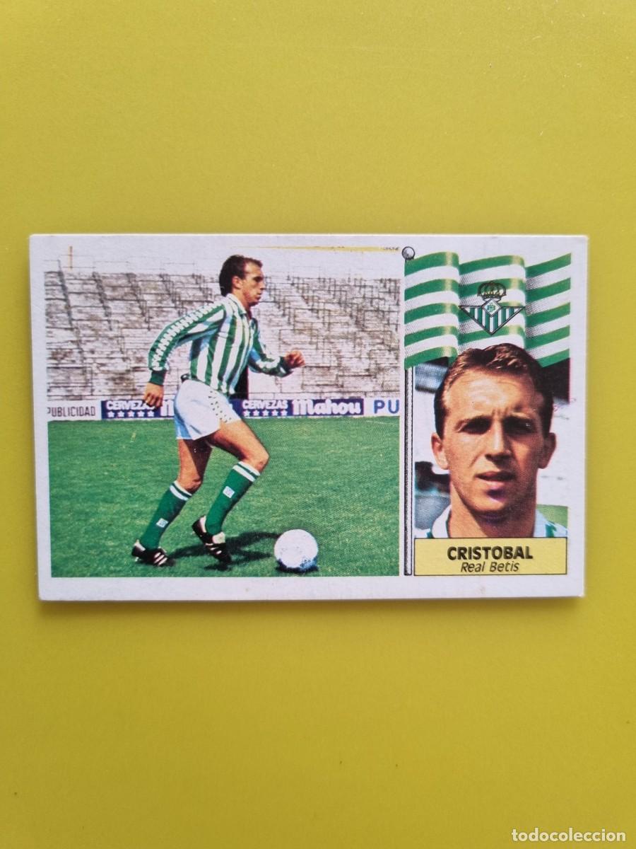 Cartes &agrave; collectionner de Football: CROMO LIGA ESTE 86 87 1986 1987 NUNCA PEGADO SIN PEGAR CRISTOBAL REAL BETIS AR1026
