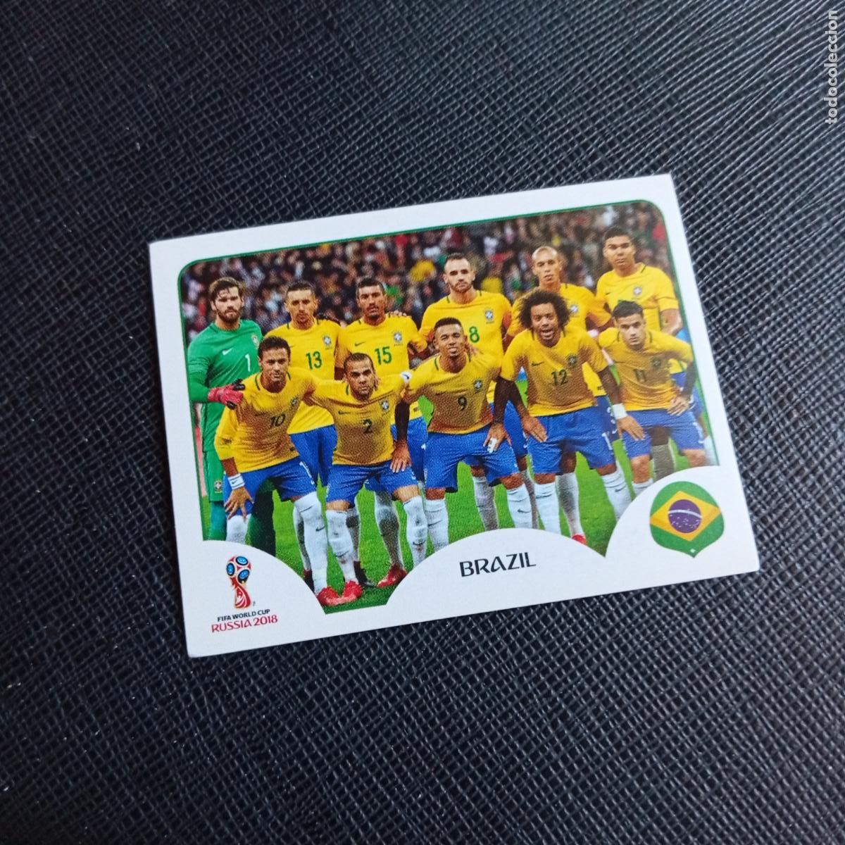 Cromos de Futebol: 353 ALINEACION BRASIL PANINI MUNDIAL RUSIA 2018 CROMO FUTBOL 18 - SIN PEGAR - /CJ2