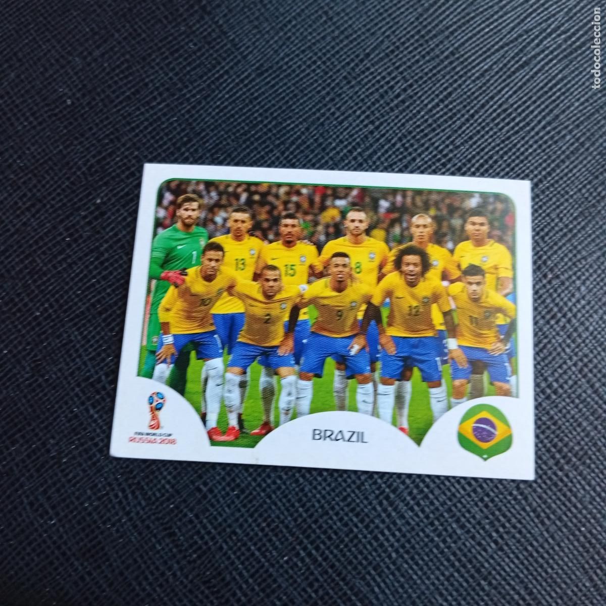 Cromos de Futebol: 353 ALINEACION BRASIL PANINI MUNDIAL RUSIA 2018 CROMO FUTBOL 18 - SIN PEGAR - /CJ2 .