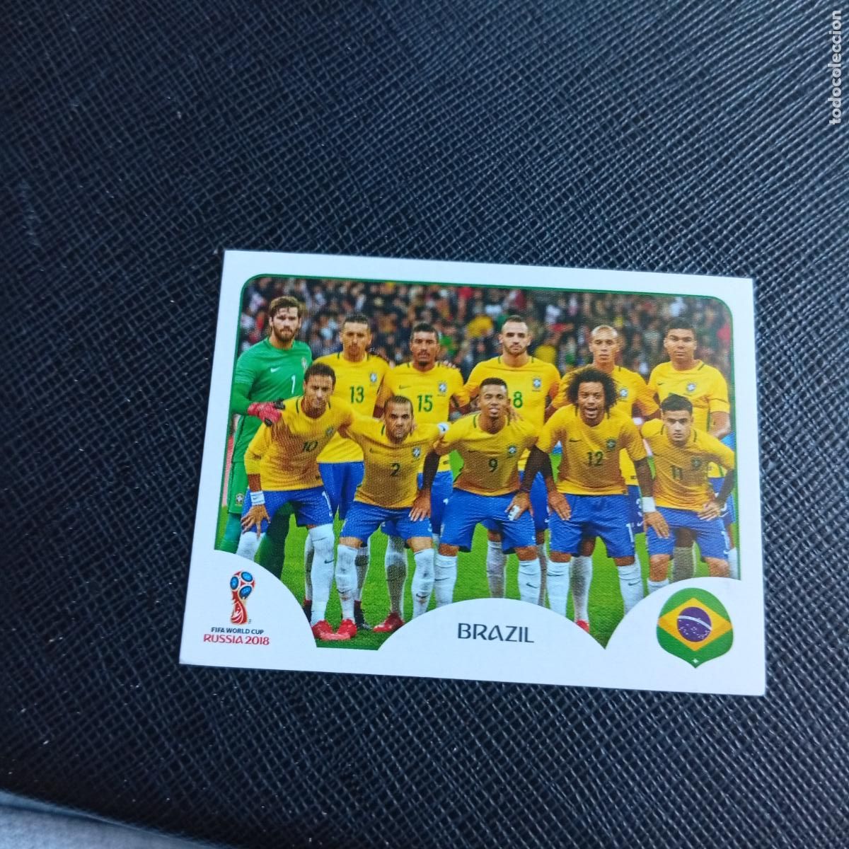 Cromos de Futebol: 353 ALINEACION BRASIL PANINI MUNDIAL RUSIA 2018 CROMO FUTBOL 18 - SIN PEGAR - /CJ2 .