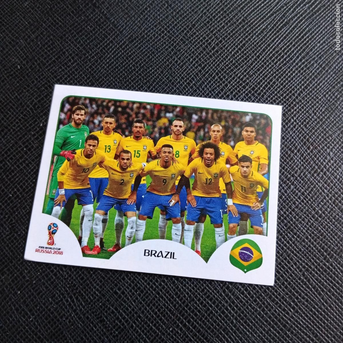 Cromos de Futebol: 353 ALINEACION BRASIL PANINI MUNDIAL RUSIA 2018 CROMO FUTBOL 18 - SIN PEGAR - /CJ2 ..