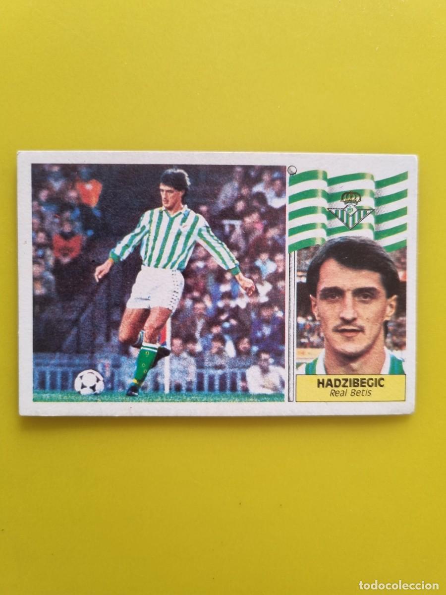 Cromos de Futebol: CROMO LIGA ESTE 86 87 1986 1987 NUNCA PEGADO SIN PEGAR HADZIBEGIC REAL BETIS AR1026