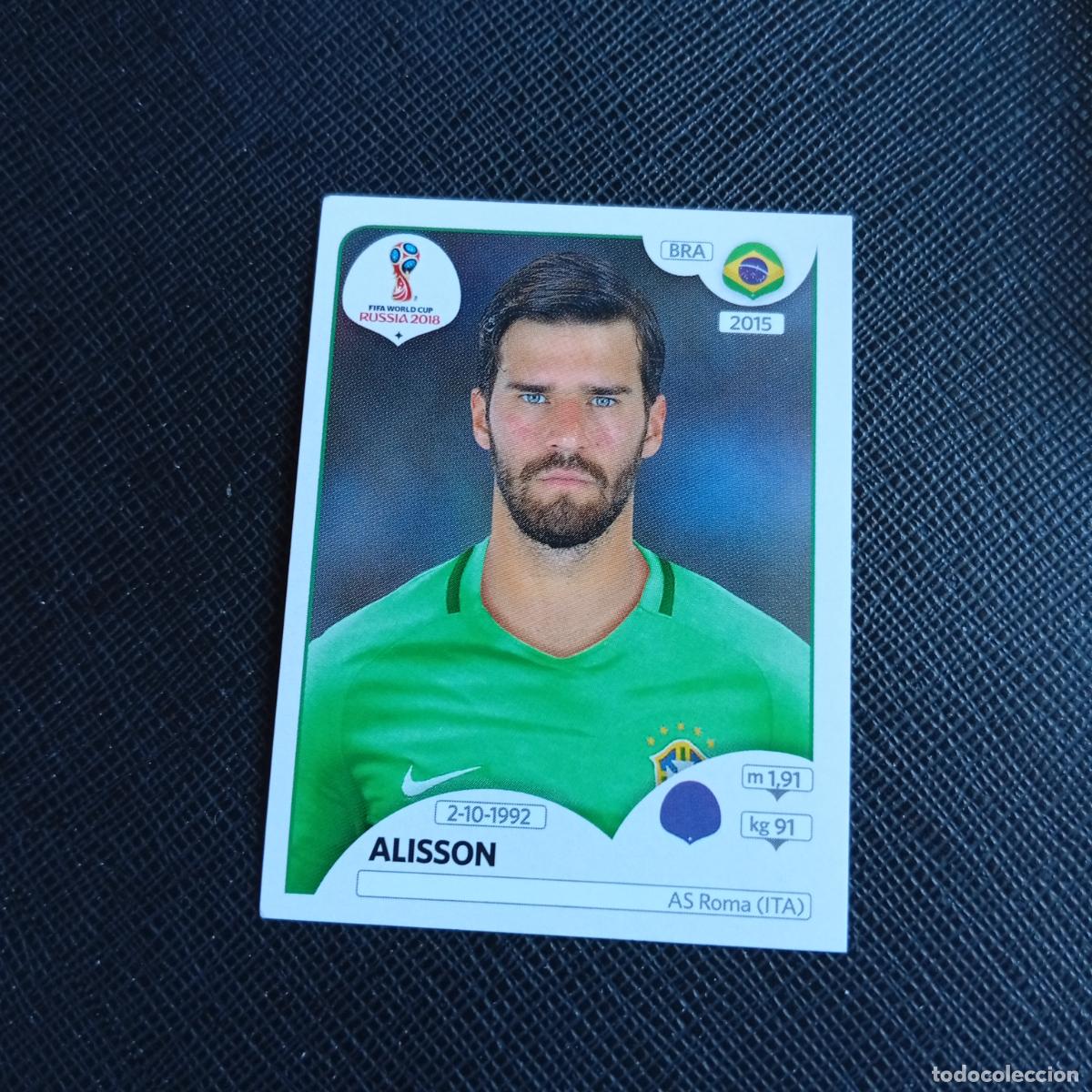 Cromos de Futebol: 354 ALISSON BRASIL PANINI MUNDIAL RUSIA 2018 CROMO FUTBOL 18 - SIN PEGAR - /CJ2 D