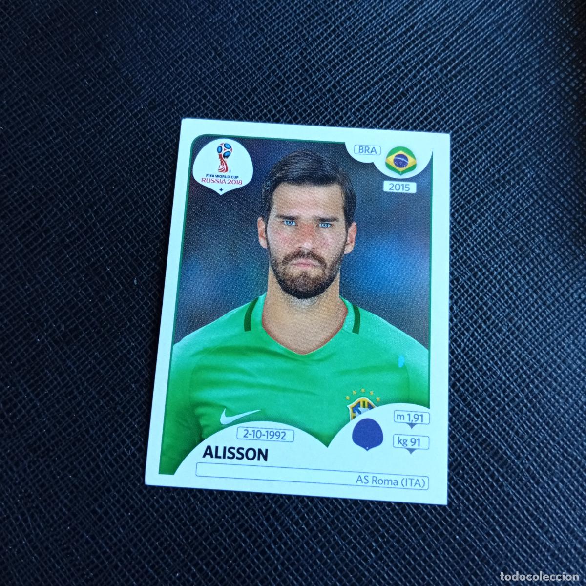 Cromos de Futebol: 354 ALISSON BRASIL PANINI MUNDIAL RUSIA 2018 CROMO FUTBOL 18 - SIN PEGAR - /CJ2 E
