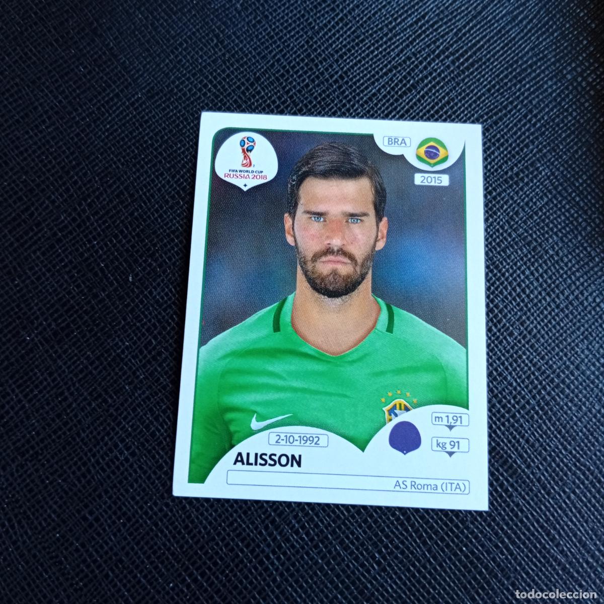 Cromos de Futebol: 354 ALISSON BRASIL PANINI MUNDIAL RUSIA 2018 CROMO FUTBOL 18 - SIN PEGAR - /CJ2 ..
