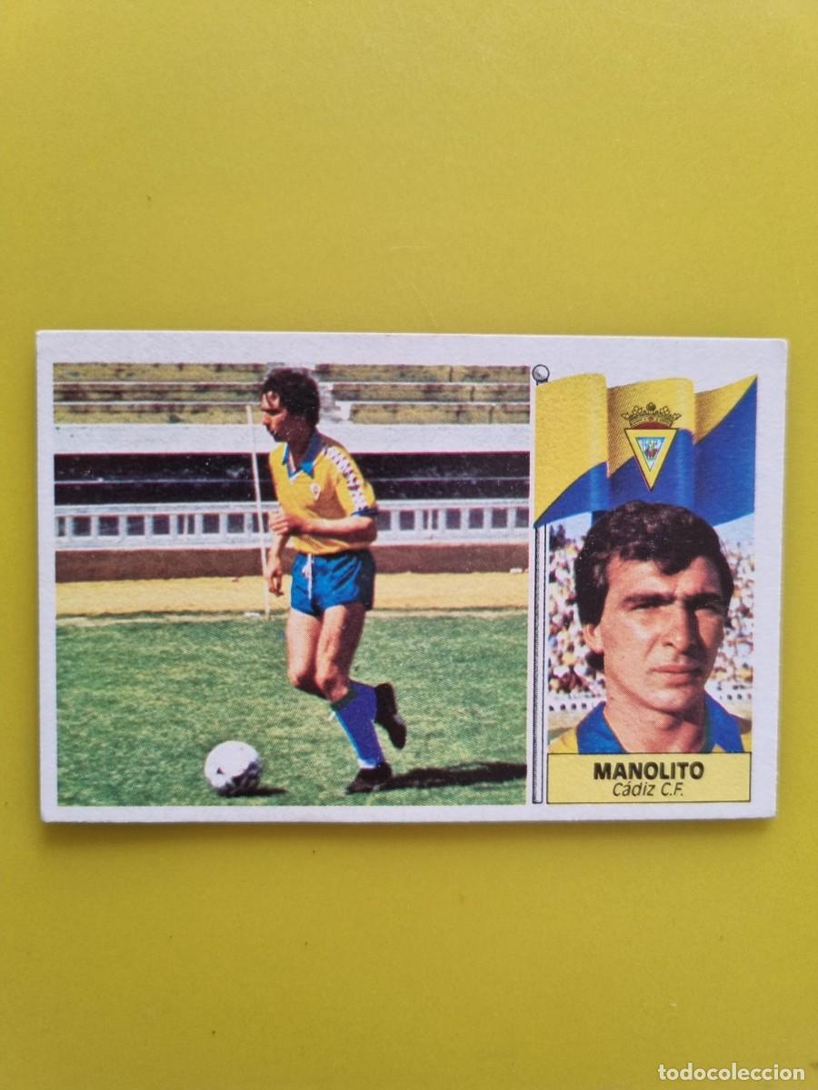 Cromos de Futebol: CROMO LIGA ESTE 86 87 1986 1987 NUNCA PEGADO SIN PEGAR MANOLITO CADIZ CF AR1026