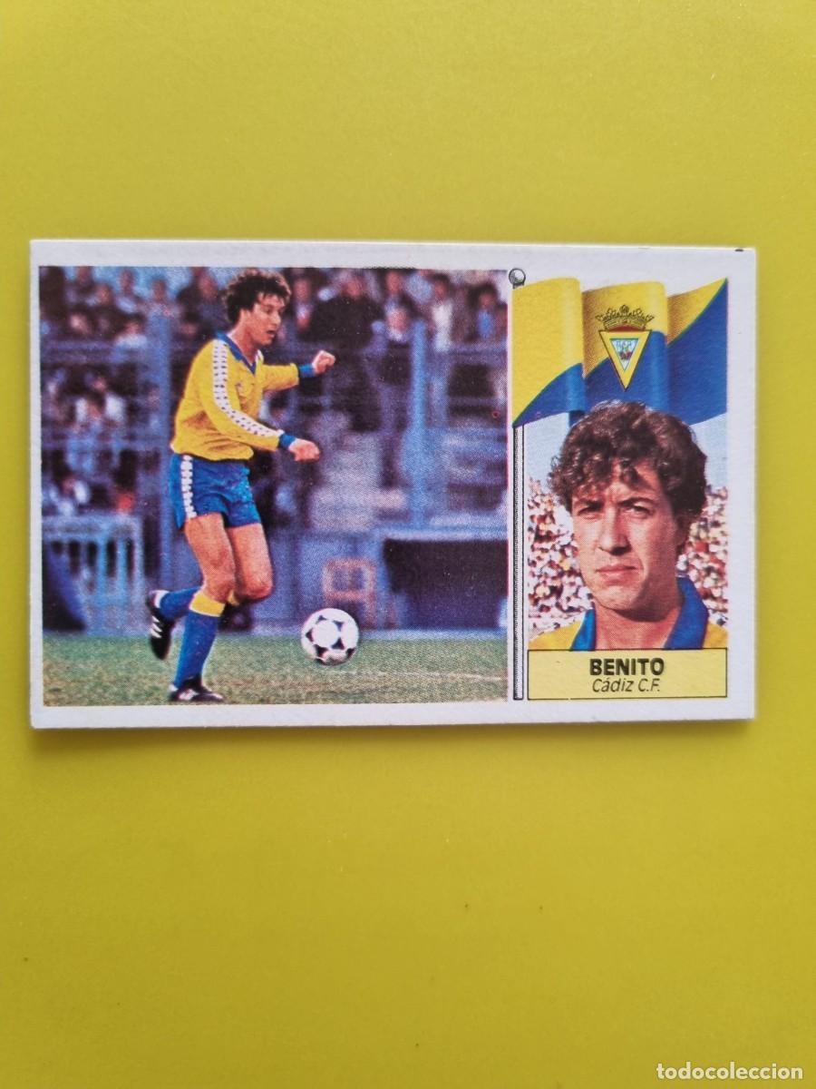 Fu&szlig;ball-Sticker: CROMO LIGA ESTE 86 87 1986 1987 NUNCA PEGADO SIN PEGAR BENITO CADIZ CF AR1026