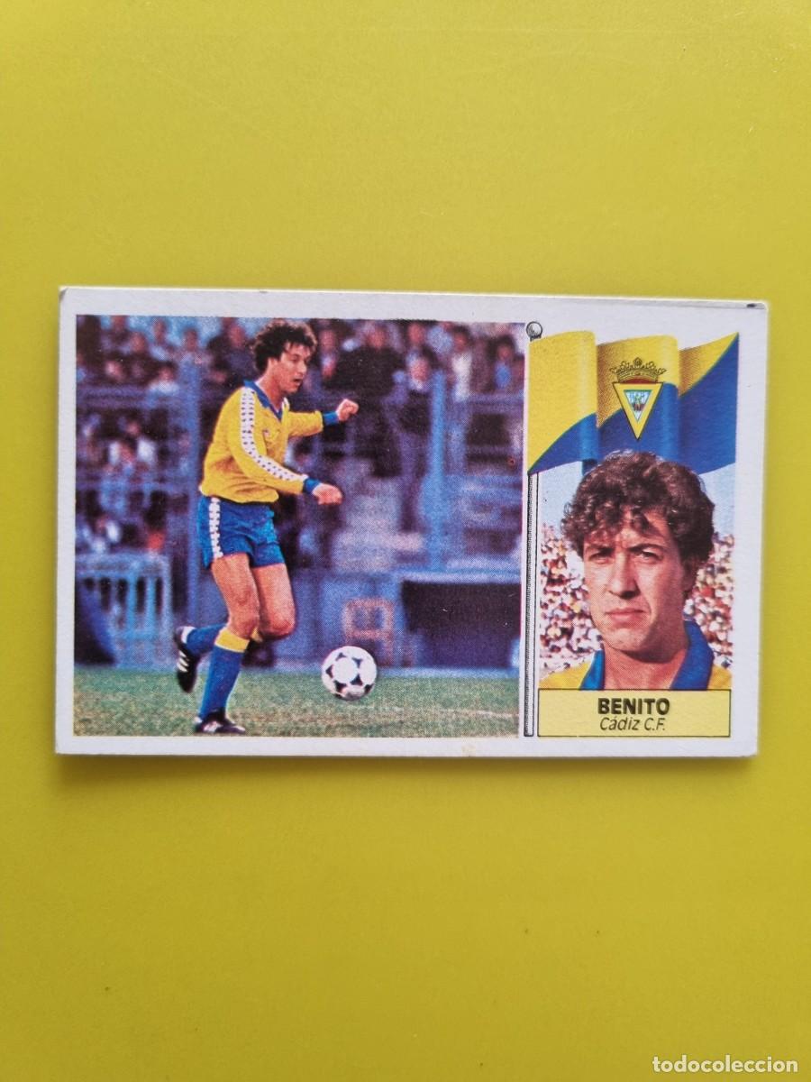 Fu&szlig;ball-Sticker: CROMO LIGA ESTE 86 87 1986 1987 NUNCA PEGADO SIN PEGAR BENITO CADIZ CF AR1026
