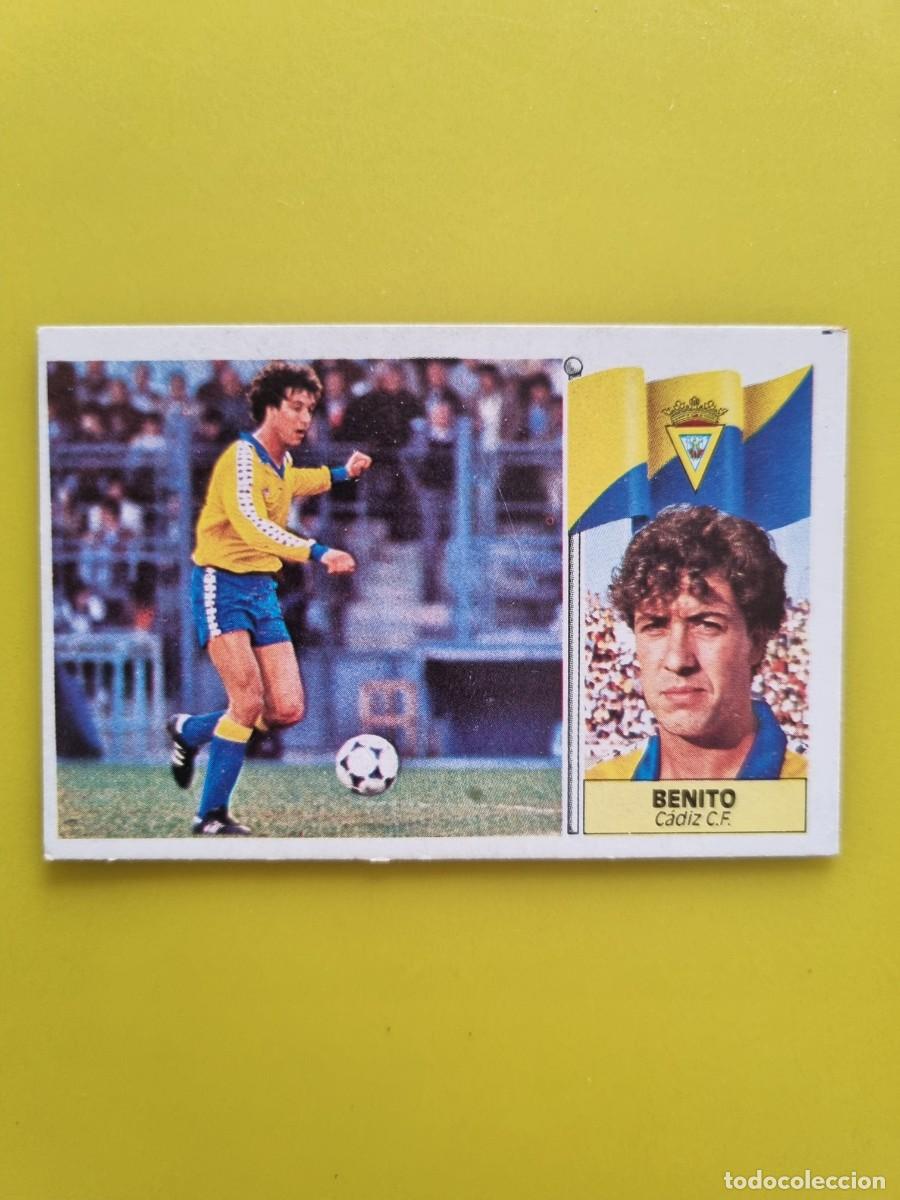 Fu&szlig;ball-Sticker: CROMO LIGA ESTE 86 87 1986 1987 NUNCA PEGADO SIN PEGAR BENITO CADIZ CF AR1026