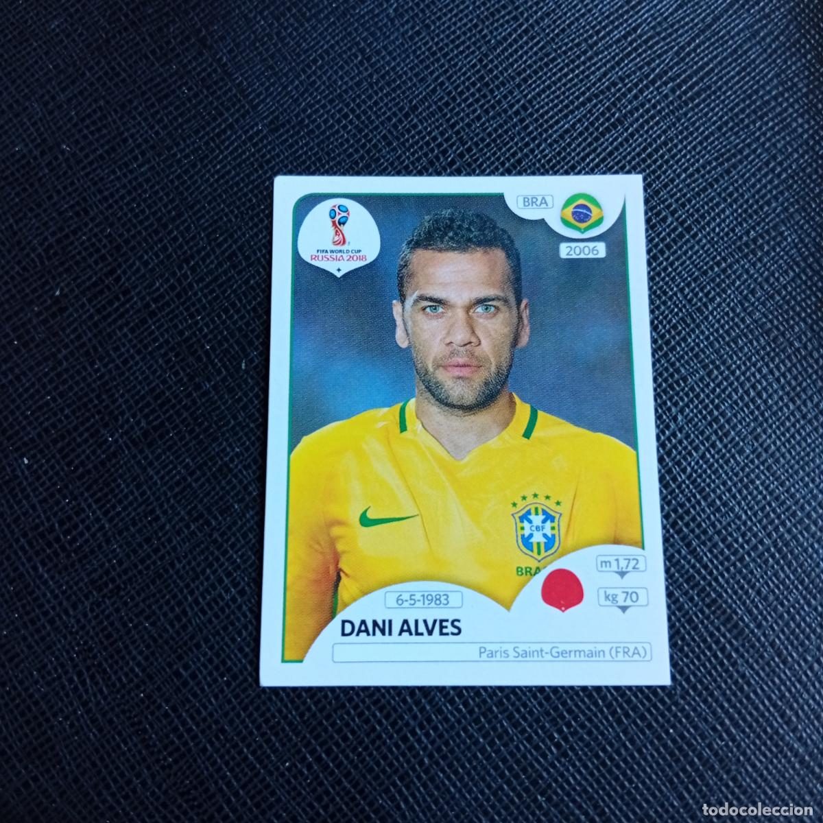 Cromos de Futebol: 355 DANI ALVES BRASIL PANINI MUNDIAL RUSIA 2018 CROMO FUTBOL 18 - SIN PEGAR - /CJ2
