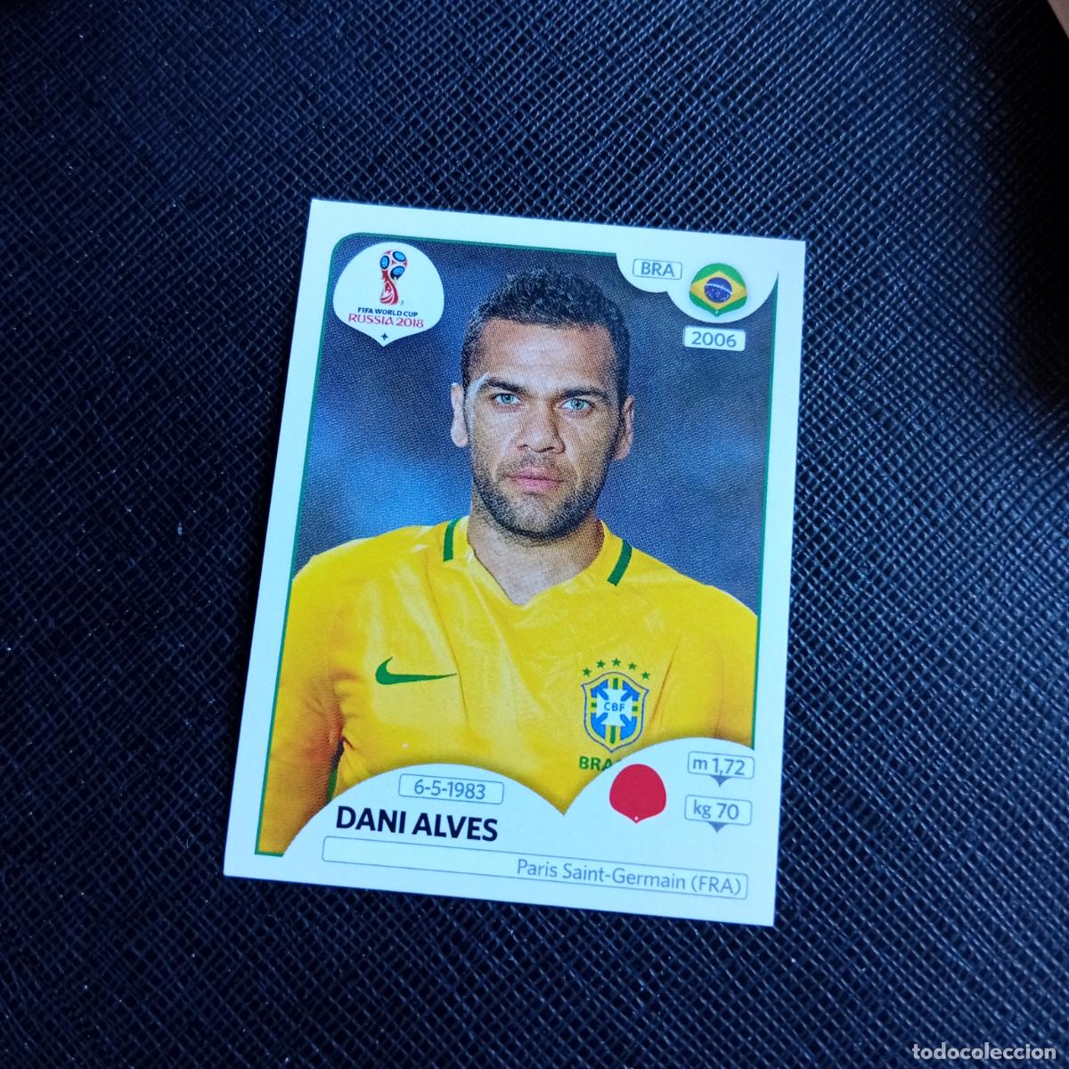Cromos de f&uacute;tbol: 355 DANI ALVES BRASIL PANINI MUNDIAL RUSIA 2018 CROMO FUTBOL 18 - SIN PEGAR - /CJ2 .