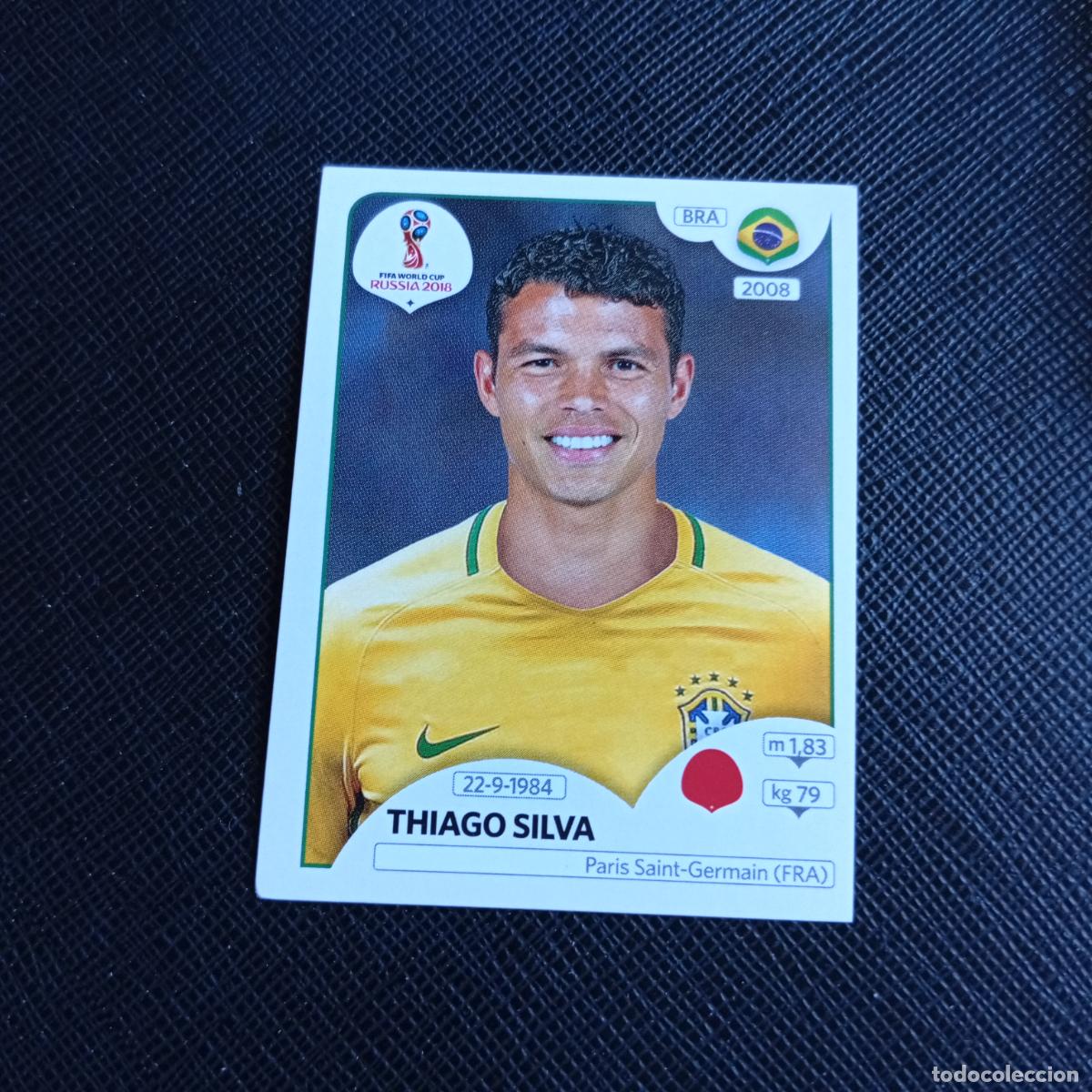 Cromos de f&uacute;tbol: 356 THIAGO SILVA BRASIL PANINI MUNDIAL RUSIA 2018 CROMO FUTBOL 18 - SIN PEGAR - /CJ2 D