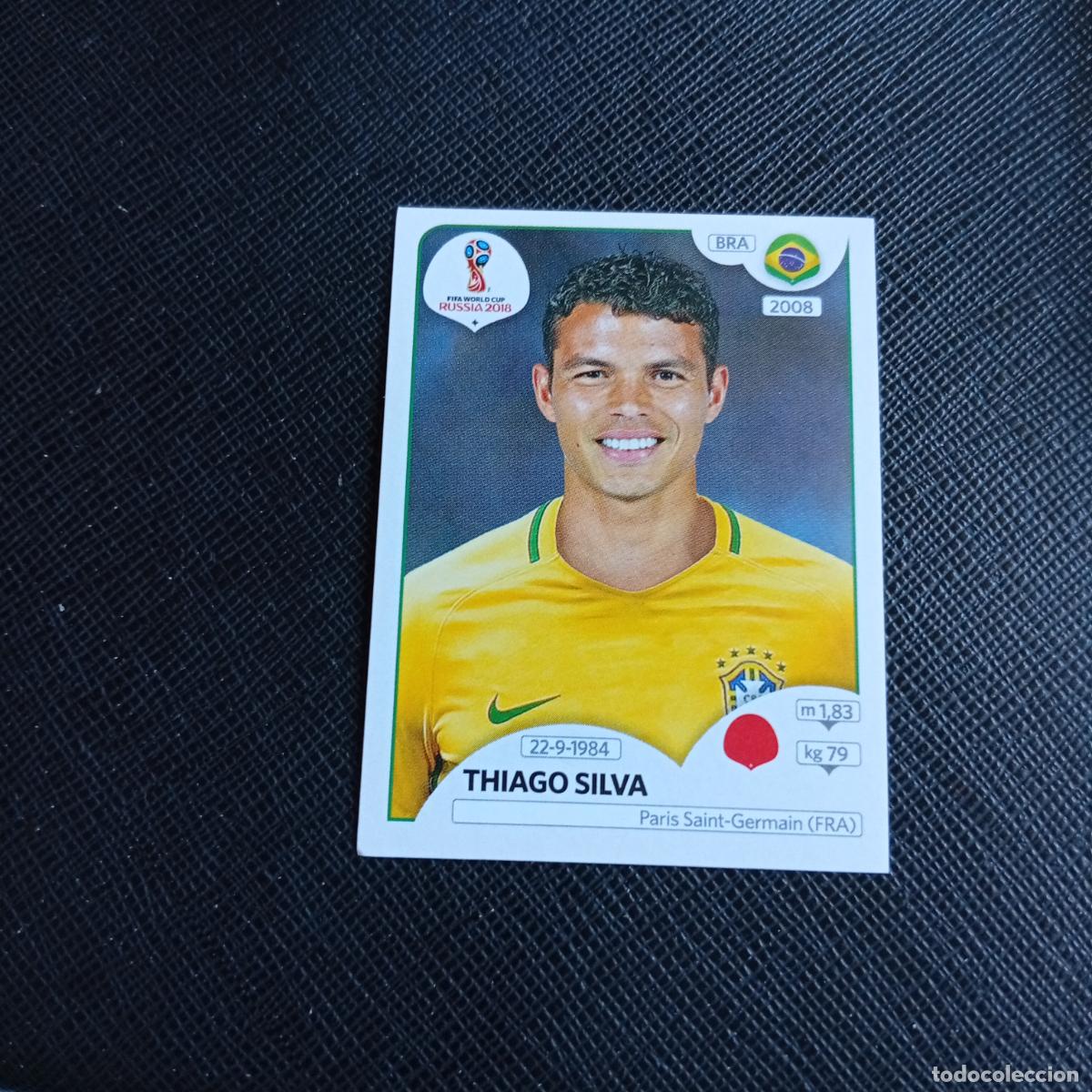 Cromos de f&uacute;tbol: 356 THIAGO SILVA BRASIL PANINI MUNDIAL RUSIA 2018 CROMO FUTBOL 18 - SIN PEGAR - /CJ2 .