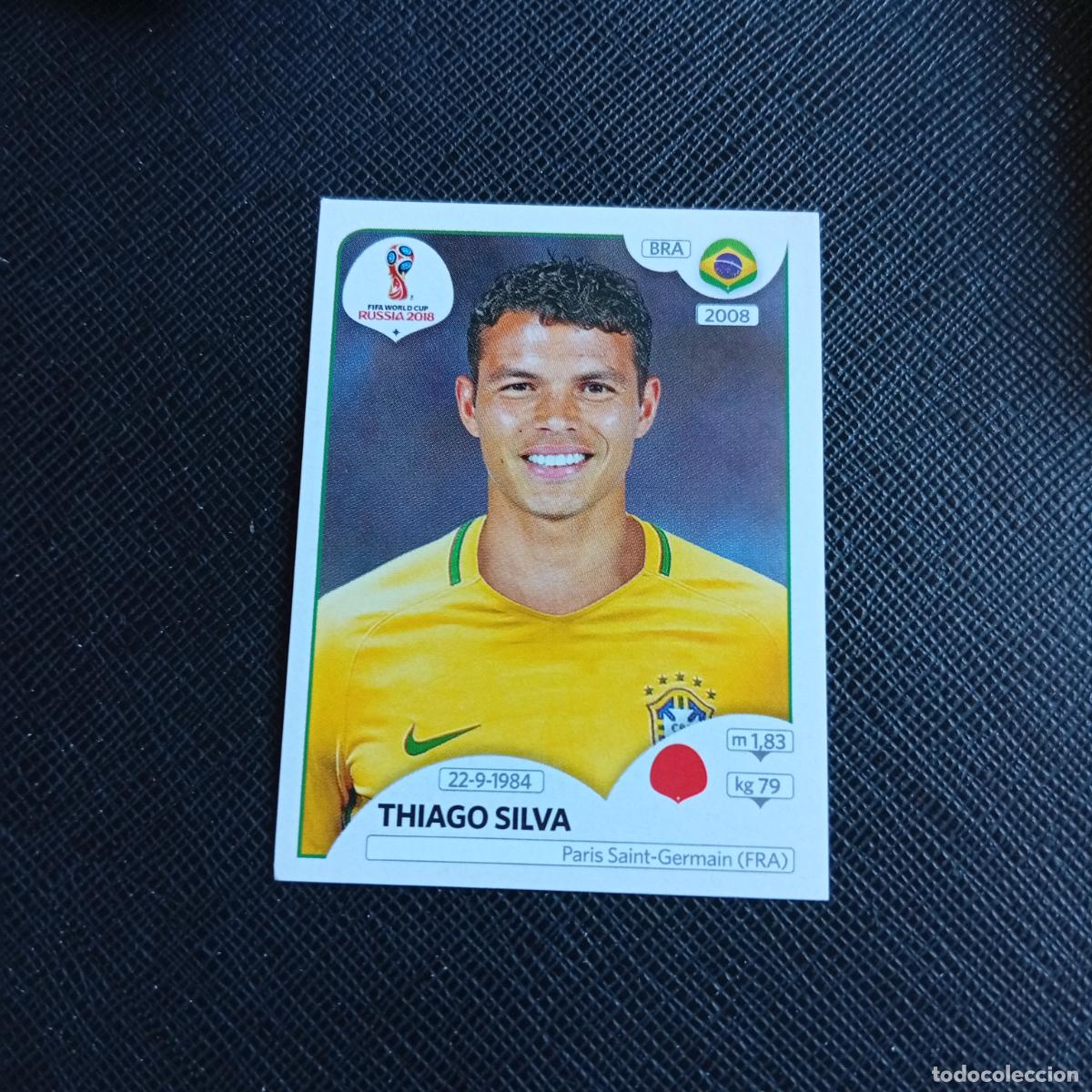 Cromos de f&uacute;tbol: 356 THIAGO SILVA BRASIL PANINI MUNDIAL RUSIA 2018 CROMO FUTBOL 18 - SIN PEGAR - /CJ2 .