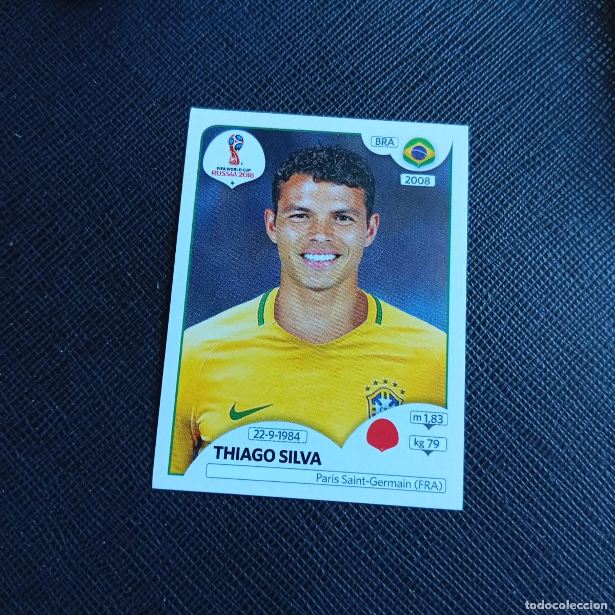 Cromos de f&uacute;tbol: 356 THIAGO SILVA BRASIL PANINI MUNDIAL RUSIA 2018 CROMO FUTBOL 18 - SIN PEGAR - /CJ2 ..