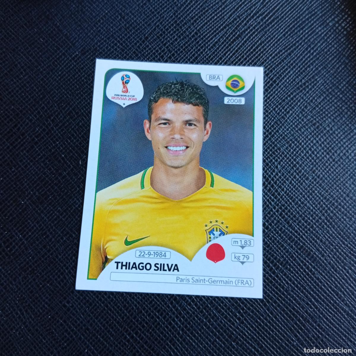 Cromos de f&uacute;tbol: 356 THIAGO SILVA BRASIL PANINI MUNDIAL RUSIA 2018 CROMO FUTBOL 18 - SIN PEGAR - /CJ2 ...