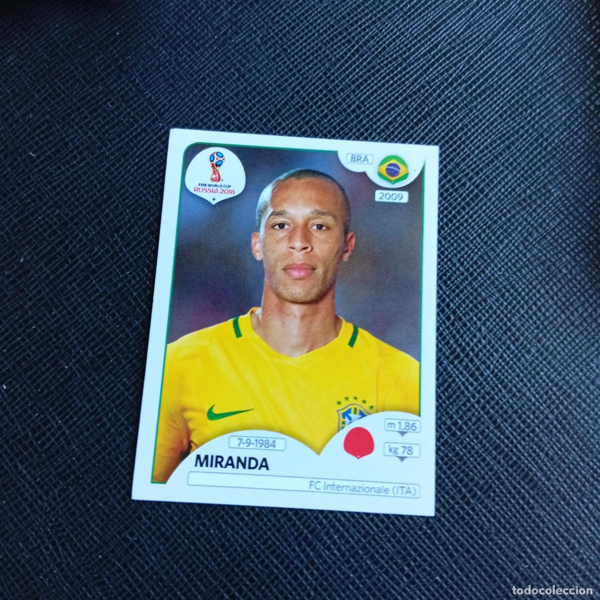 Cromos de f&uacute;tbol: 357 MIRANDA BRASIL PANINI MUNDIAL RUSIA 2018 CROMO FUTBOL 18 - SIN PEGAR - /CJ2 ....