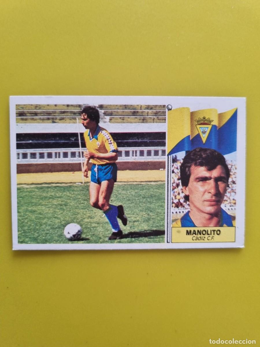 Cromos de f&uacute;tbol: CROMO LIGA ESTE 86 87 1986 1987 DESPEGADO MANOLITO CADIZ CF AR1026