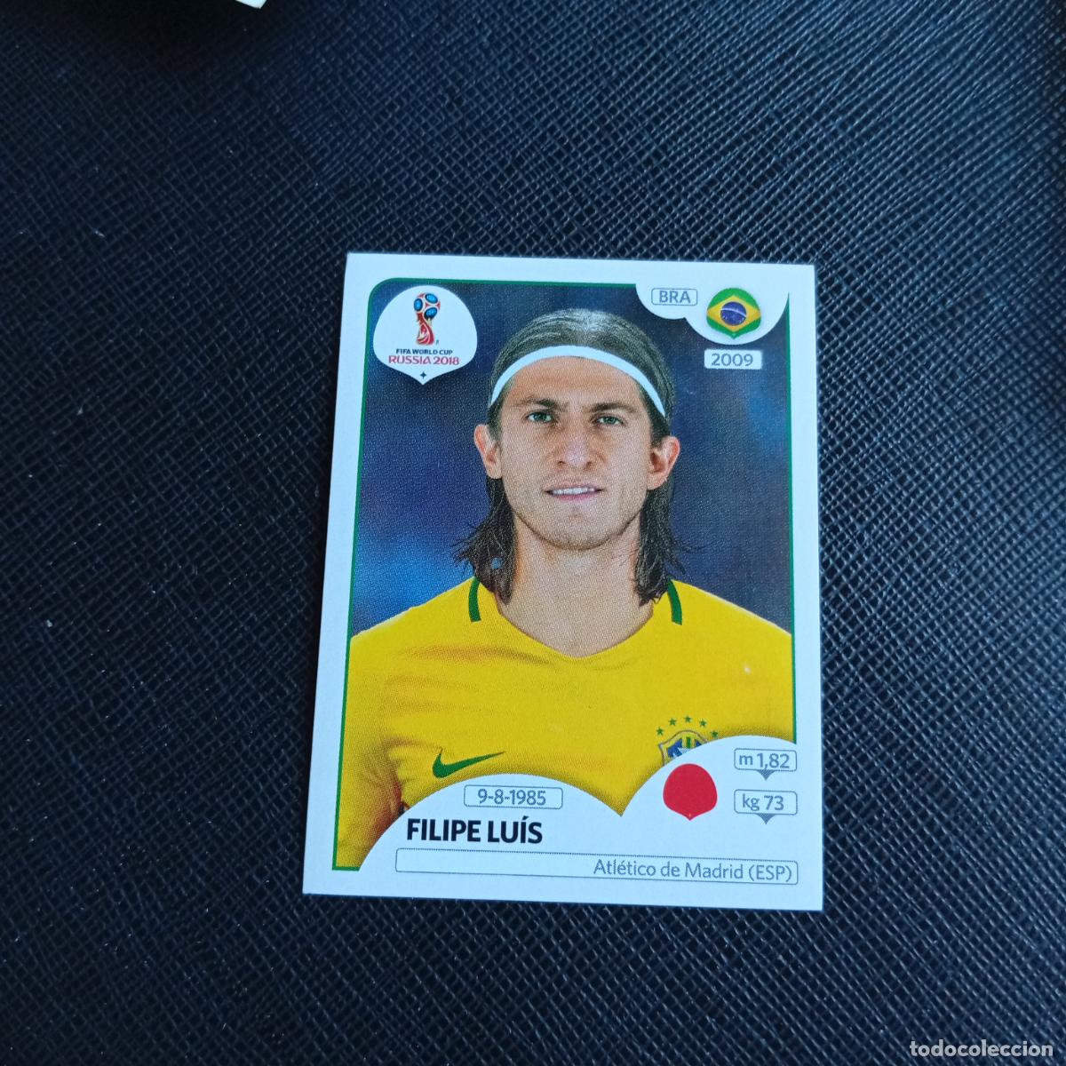 Cartes &agrave; collectionner de Football: 358 FELIPE LUIS BRASIL PANINI MUNDIAL RUSIA 2018 CROMO FUTBOL 18 - SIN PEGAR - /CJ2