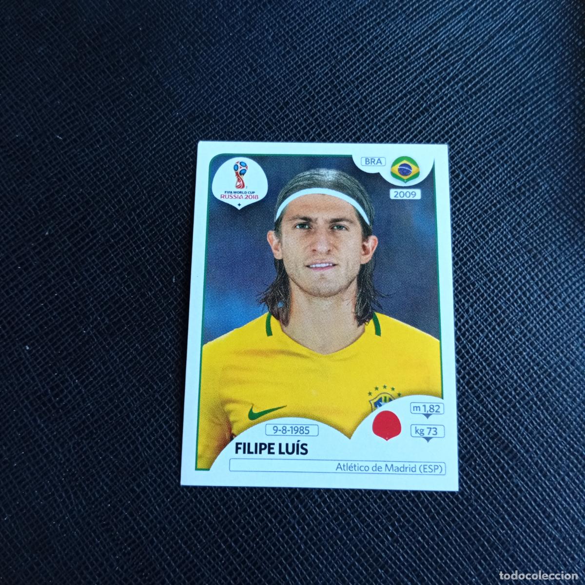 Cartes &agrave; collectionner de Football: 358 FELIPE LUIS BRASIL PANINI MUNDIAL RUSIA 2018 CROMO FUTBOL 18 - SIN PEGAR - /CJ2