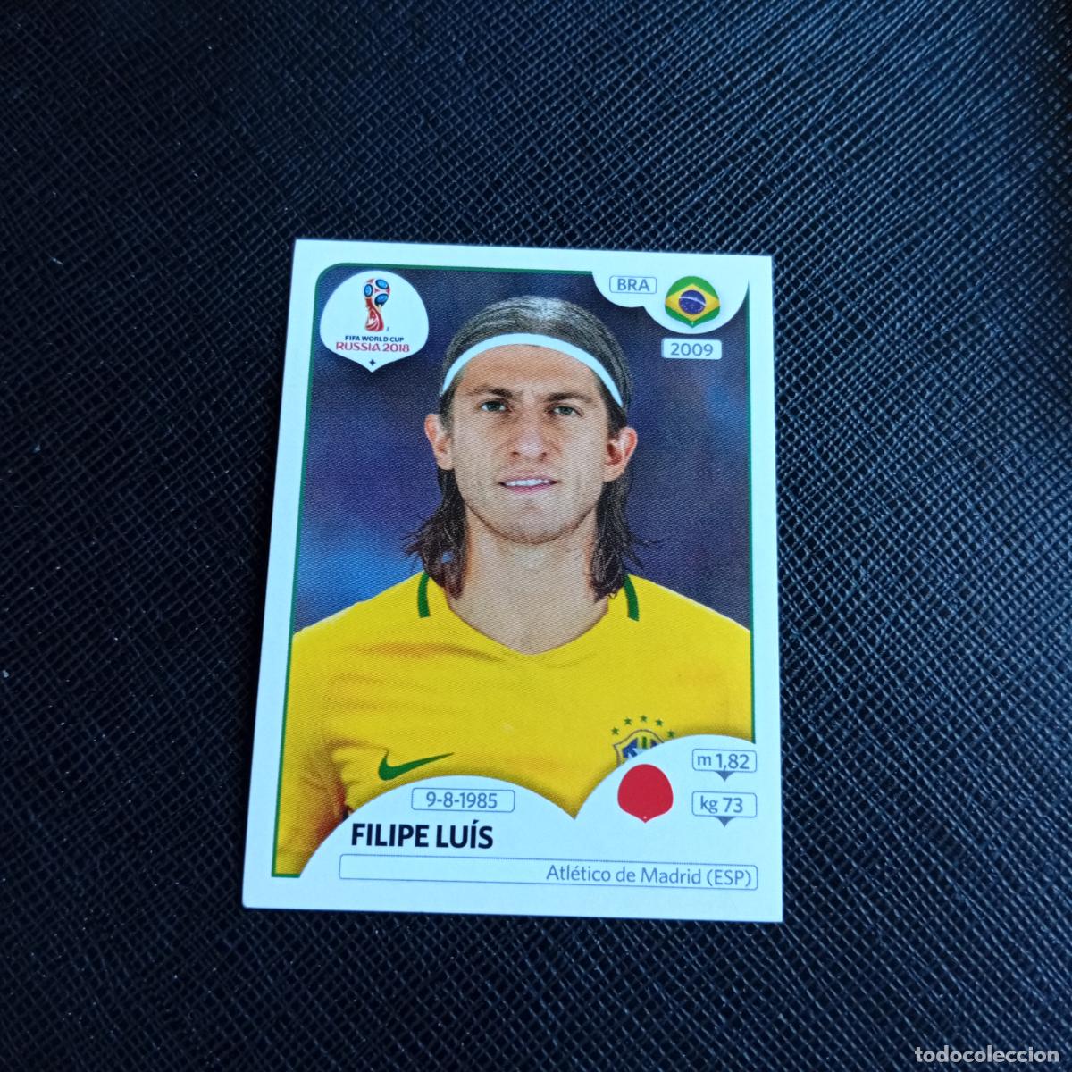 Cartes &agrave; collectionner de Football: 358 FELIPE LUIS BRASIL PANINI MUNDIAL RUSIA 2018 CROMO FUTBOL 18 - SIN PEGAR - /CJ2 .