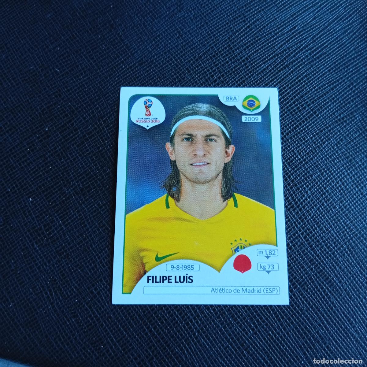 Cartes &agrave; collectionner de Football: 358 FELIPE LUIS BRASIL PANINI MUNDIAL RUSIA 2018 CROMO FUTBOL 18 - SIN PEGAR - /CJ2 ....