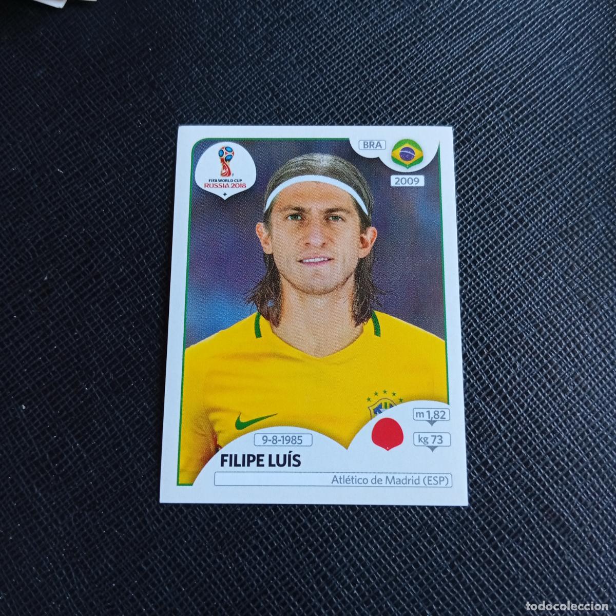 Cartes &agrave; collectionner de Football: 358 FELIPE LUIS BRASIL PANINI MUNDIAL RUSIA 2018 CROMO FUTBOL 18 - SIN PEGAR - /CJ2 .....