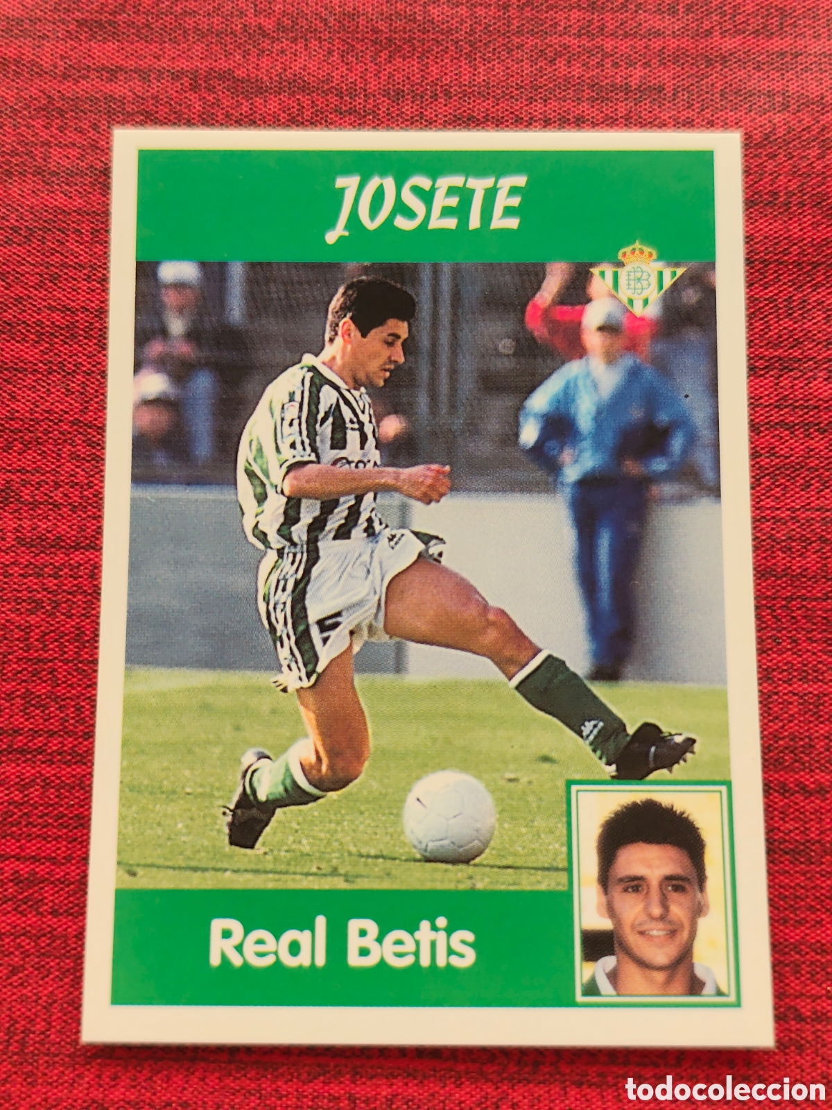 Cartes &agrave; collectionner de Football: 54A JOSETE REAL BETIS PANINI LIGA 1997 1998
